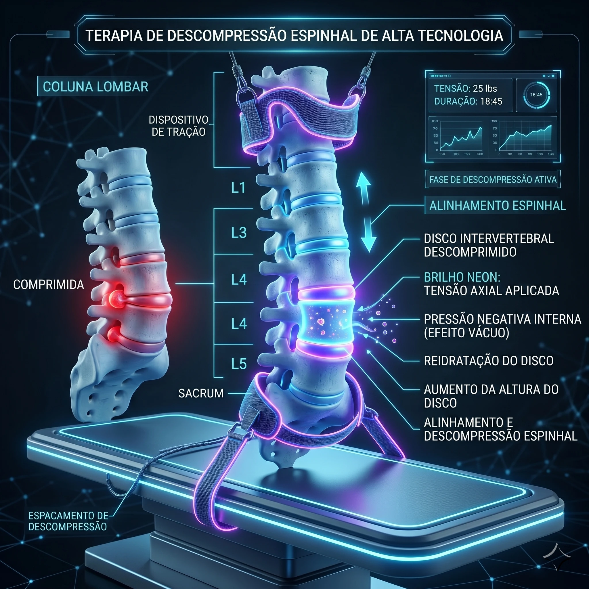 Anatomia da Descompressão Vertebral